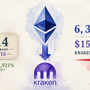 Ethereum OG Who Bought ETH at $14 Moves $15.95M to Kraken