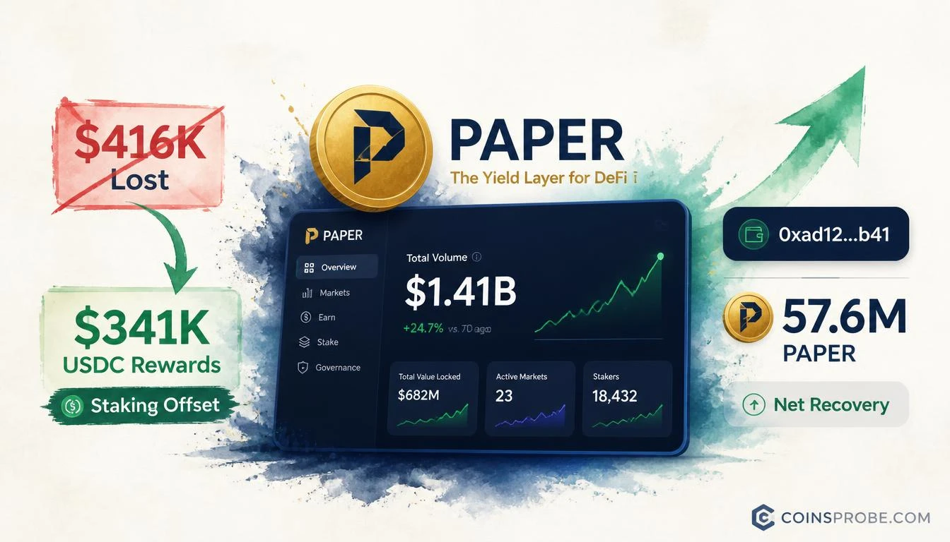 Machi Lost $416K Trading on PaperTrade — Then Earned It Back via PAPER Staking